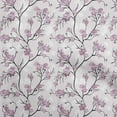thumbnail image 1 of oneOone Georgette Viscose Lavender Fabric Floral Craft Projects Decor Fabric Printed By The Yard 42 Inch Wide, 1 of 5