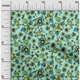 thumbnail image 1 of oneOone Georgette Viscose Light Green Fabric Florals Sewing Fabric By The Yard Printed Diy Clothing Sewing Supplies 42 Inch Wide, 1 of 4