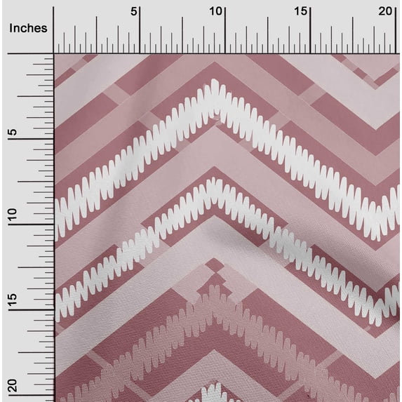 oneOone Georgette Viscose Light Pink Fabric Check Quilting Supplies Print Sewing Fabric By The Yard 42 Inch Wide-PP6