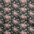 thumbnail image 1 of oneOone Georgette Viscose Light Pink Fabric Floral Sewing Craft Projects Fabric Prints By Yard 42 Inch Wide, 1 of 5