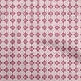 thumbnail image 1 of oneOone Georgette Viscose Magenta Fabric Asian Block Print Diy Clothing Quilting Fabric Print Fabric By Yard 42 Inch Wide, 1 of 4