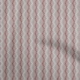 thumbnail image 1 of oneOone Georgette Viscose Maroon Fabric Geometric Craft Projects Decor Fabric Printed By The Yard 42 Inch Wide, 1 of 5