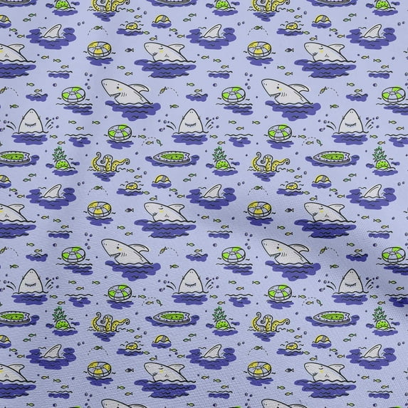 oneOone Georgette Viscose Medium Purple Fabric Beach Diy Clothing Quilting Fabric Print Fabric By Yard 42 Inch Wide