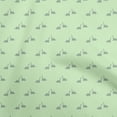thumbnail image 1 of oneOone Georgette Viscose Mint Green Fabric Kids Dino Craft Projects Decor Fabric Printed By The Yard 42 Inch Wide, 1 of 4