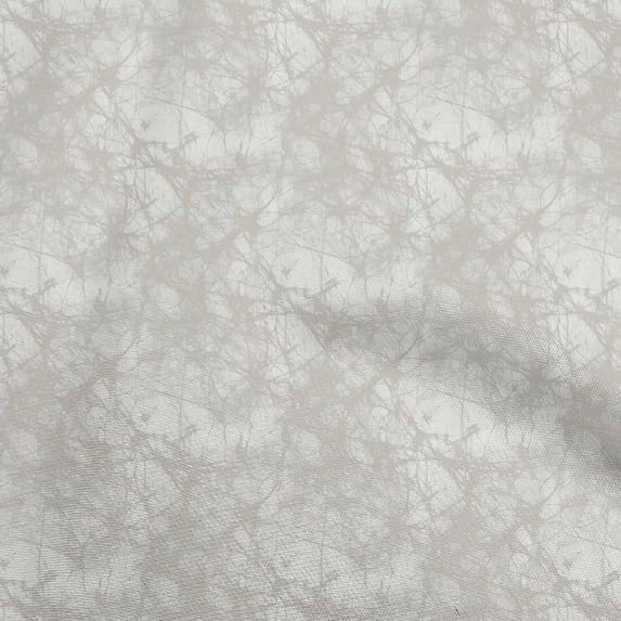 oneOone Georgette Viscose Off White Fabric Batik Sewing Material Print Fabric By The Yard 42 Inch Wide
