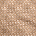 thumbnail image 1 of oneOone Georgette Viscose Orange Fabric Ogee Quilting Supplies Print Sewing Fabric By The Yard 42 Inch Wide, 1 of 4