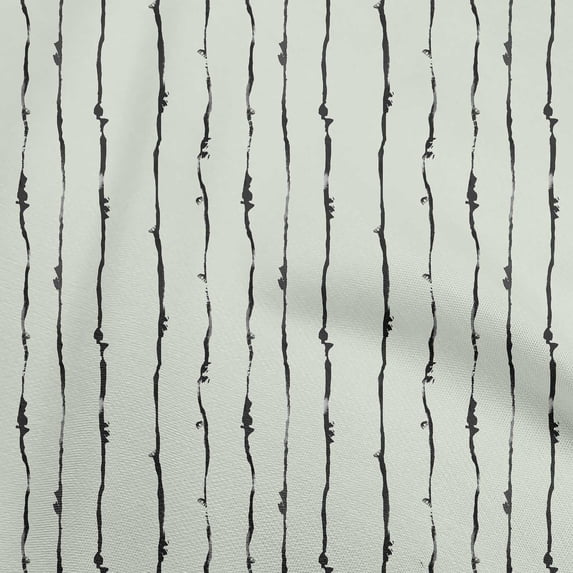oneOone Georgette Viscose Pastel Mint Fabric Abstract Stripes Sewing Craft Projects Fabric Prints By Yard 42 Inch Wide