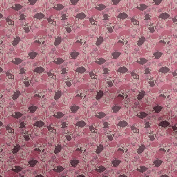 oneOone Georgette Viscose Pink Fabric Batik Diy Clothing Quilting Fabric Print Fabric By Yard 42 Inch Wide