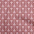 thumbnail image 1 of oneOone Georgette Viscose Red Fabric Asian Block Craft Projects Decor Fabric Printed By The Yard 42 Inch Wide, 1 of 4