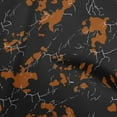 thumbnail image 1 of oneOone Georgette Viscose Rust Brown Fabric Abstracts Sewing Craft Projects Fabric Prints By Yard 42 Inch Wide, 1 of 4