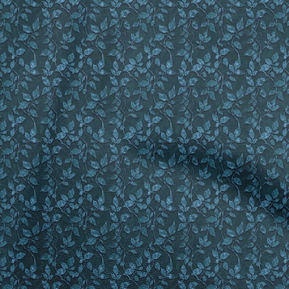 oneOone Georgette Viscose Teal Blue Fabric Aian Batik Sewing Fabric By The Yard Printed Diy Clothing Sewing Supplies 42 Inch Wide