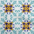 thumbnail image 1 of oneOone Georgette Viscose White Fabric Asian Block Floral Diy Clothing Quilting Fabric Print Fabric By Yard 42 Inch Wide, 1 of 4