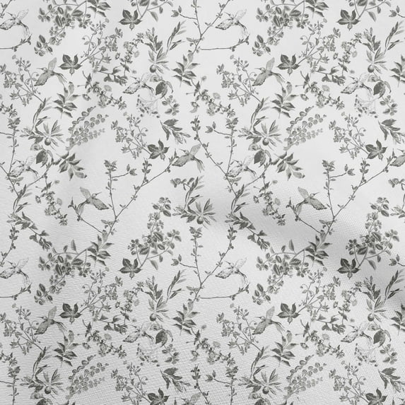 oneOone Georgette Viscose White Fabric Tropical Sewing Fabric By The Yard Printed Diy Clothing Sewing Supplies 42 Inch Wide