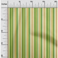 thumbnail image 1 of oneOone Georgette Viscose Yellow Fabric Stripes Sewing Craft Projects Fabric Prints By Yard 42 Inch Wide, 1 of 4