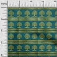 thumbnail image 1 of oneOone Organic Cotton Poplin Twill Fabric Arrow & Tree Block Print Fabric By The Yard 42 Inch Wide, 1 of 4
