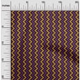 thumbnail image 1 of oneOone Organic Cotton Poplin Twill Fabric Chevron Geometric Print Fabric By The Yard 42 Inch Wide, 1 of 4