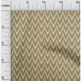 thumbnail image 1 of oneOone Organic Cotton Poplin Twill Fabric Chevron Ikat Print Sewing Fabric BTY 42 Inch Wide, 1 of 4