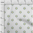 thumbnail image 1 of oneOone Organic Cotton Poplin Twill Fabric Circle Ikat Print Fabric By The Yard 42 Inch Wide, 1 of 4