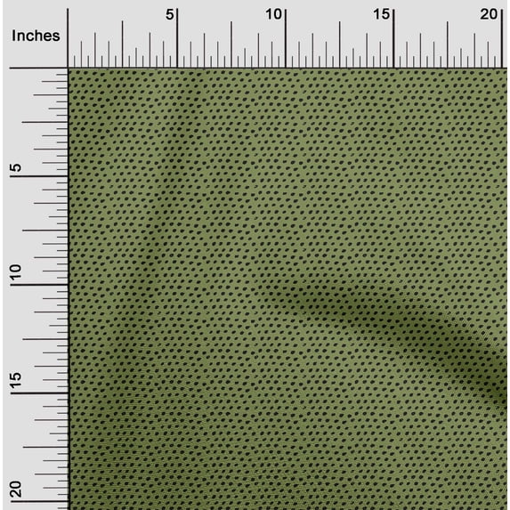 oneOone Organic Cotton Poplin Twill Fabric Dot Block Printed Craft Fabric BTY 42 Inch Wide