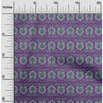 thumbnail image 1 of oneOone Organic Cotton Poplin Twill Fabric Floral & Paisley Block Printed Craft Fabric BTY 42 Inch Wide, 1 of 4