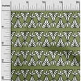 thumbnail image 1 of oneOone Organic Cotton Poplin Twill Fabric Floral & Triangle Block Print Sewing Fabric BTY 42 Inch Wide, 1 of 4