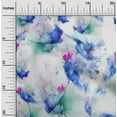 thumbnail image 1 of oneOone Organic Cotton Poplin Twill Fabric Flower Watercolor Print Fabric BTY 42 Inches Wide, 1 of 4