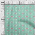 thumbnail image 1 of oneOone Organic Cotton Poplin Twill Fabric Geometric & Flamingo Bird Fabric Prints by Yard 42 Inch Wide, 1 of 4