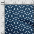 thumbnail image 1 of oneOone Organic Cotton Poplin Twill Fabric Geometric Ikat Print Fabric By The Yard 42 Inch Wide, 1 of 4
