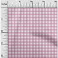 thumbnail image 1 of oneOone Organic Cotton Poplin Twill Fabric Gingham Check Print Fabric BTY 42 Inch Wide, 1 of 4