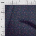 thumbnail image 1 of oneOone Organic Cotton Poplin Twill Fabric Leaves & Floral Block Fabric Prints By Yard 42 Inch Wide, 1 of 4