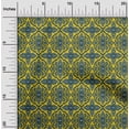thumbnail image 1 of oneOone Organic Cotton Poplin Twill Fabric Paisley & Floral Ikat Print Fabric By The Yard 42 Inch Wide, 1 of 4