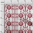 thumbnail image 1 of oneOone Organic Cotton Poplin Twill Fabric Paisley|Stripe & Circle Ikat Print Sewing Fabric BTY 42 Inch Wide, 1 of 4