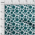 thumbnail image 1 of oneOone Organic Cotton Poplin Twill Fabric Polka Dots Printed Fabric 1 Yard 42 Inch Wide, 1 of 4