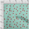 thumbnail image 1 of oneOone Organic Cotton Poplin Twill Fabric Raspberry Fruit Print Fabric by Yard 42 Inch Wide, 1 of 4