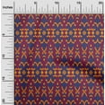 thumbnail image 1 of oneOone Organic Cotton Poplin Twill Fabric Swirl Ikat Decor Fabric Printed BTY 42 Inch Wide, 1 of 4