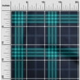 thumbnail image 1 of oneOone Organic Cotton Poplin Twill Fabric Tartan Check Decor Fabric Printed BTY 42 Inch Wide, 1 of 4