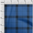 thumbnail image 1 of oneOone Organic Cotton Poplin Twill Fabric Tartan Check Printed Fabric 1 Yard 42 Inch Wide, 1 of 4