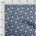 thumbnail image 1 of oneOone Organic Cotton Poplin Twill Fabric Triangle Geometric Print Fabric By Yard 42 Inch Wide, 1 of 4