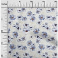 thumbnail image 1 of oneOone Organic Cotton Poplin Twill Fabric Watercolor Floral_Printed Fabric 1 Yard 42 Inch Wide, 1 of 4