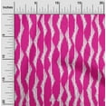 thumbnail image 1 of oneOone Organic Cotton Voile Fabric Abstract Stripe Ikat Printed Craft Fabric BTY 42 Inch Wide, 1 of 4
