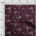 thumbnail image 1 of oneOone Organic Cotton Voile Fabric Bird & Palm Tree Print Fabric By Yard 42 Inch Wide, 1 of 4