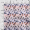 thumbnail image 1 of oneOone Organic Cotton Voile Fabric Chevron Ikat Printed Fabric 1 Yard 42 Inch Wide, 1 of 4