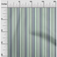 thumbnail image 1 of oneOone Organic Cotton Voile Fabric Multicolor Stripe Printed Fabric 1 Yard 42 Inch Wide, 1 of 4