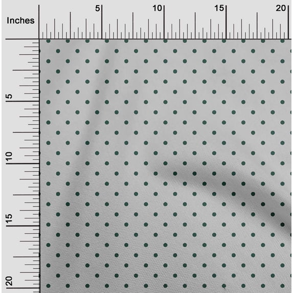 oneOone Organic Cotton Voile Fabric Polka Dots Fabric Prints By Yard 42 Inch Wide