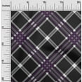 thumbnail image 1 of oneOone Organic Cotton Voile Fabric Tartan Check Printed Craft Fabric BTY 42 Inch Wide, 1 of 4