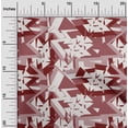 thumbnail image 1 of oneOone Organic Cotton Voile Fabric Triangle Geometric Printed Fabric 1 Yard 42 Inches Wide, 1 of 4