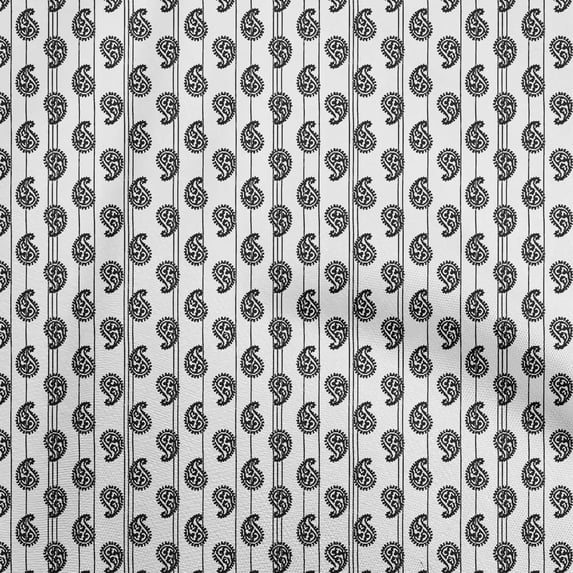 oneOone Polyester Lycra Black Fabric Block Quilting Supplies Print Sewing Fabric By The Yard 56 Inch Wide