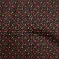 thumbnail image 1 of oneOone Polyester Lycra Black Fabric Christmas Quilting Supplies Print Sewing Fabric By The Yard 56 Inch Wide, 1 of 4