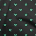 thumbnail image 1 of oneOone Polyester Lycra Black Fabric Hearts Diy Clothing Quilting Fabric Print Fabric By Yard 56 Inch Wide, 1 of 6