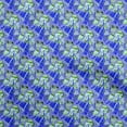 thumbnail image 1 of oneOone Polyester Lycra Blue Fabric Abstracts Craft Projects Decor Fabric Printed By The Yard 56 Inch Wide, 1 of 4